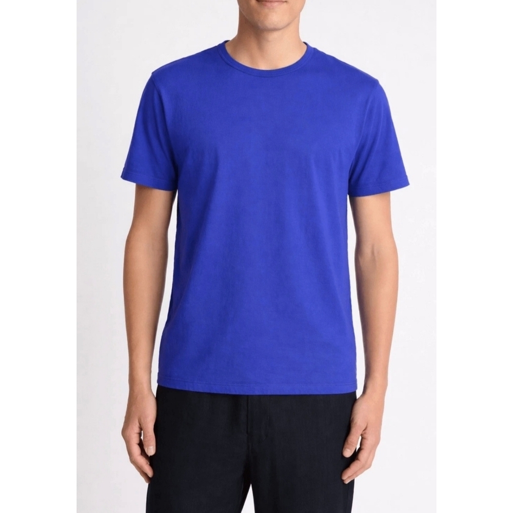 Vince Garment Dye Cotton Short Sleeve Crewneck T-Shirt